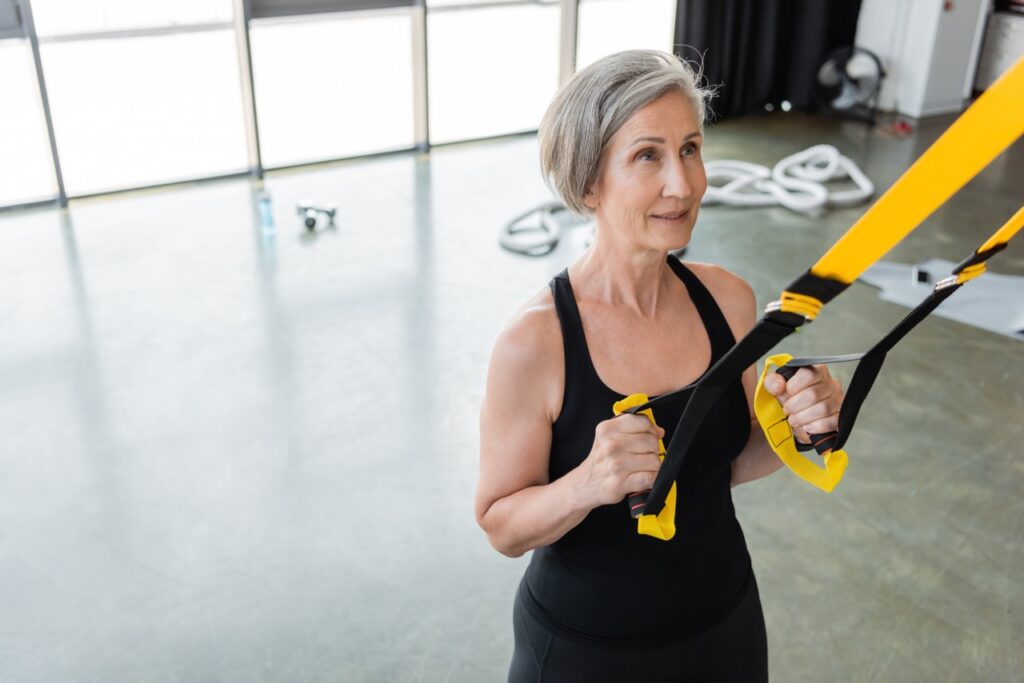 Strength and interval training are also especially beneficial during menopause because they help burn calories and fat more effectively than traditional workouts.
