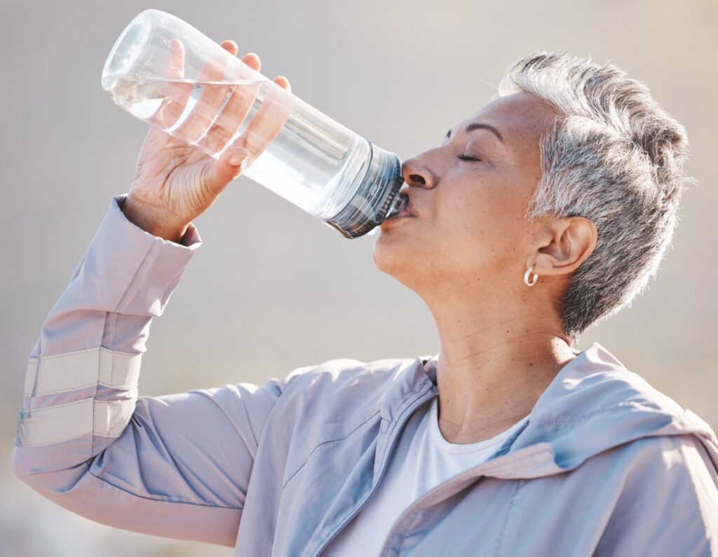 Adequate hydration is crucial during menopause and perimenopause. 